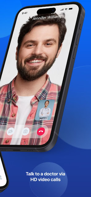 Talk to Medical Doctors and Physician Assistants via HD video calls
